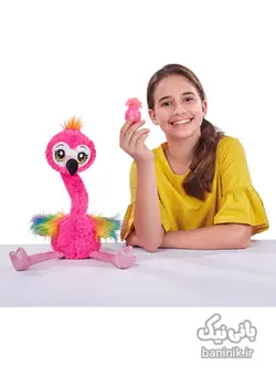 عروسک رباتیک فرانکی فلامینگوی رقصنده ZURU Pets Alive
