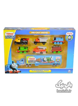 اسباب بازی قطار توماس و دوستان با تریلی حمل ماشین