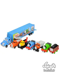 اسباب بازی قطار توماس و دوستان با تریلی حمل ماشین