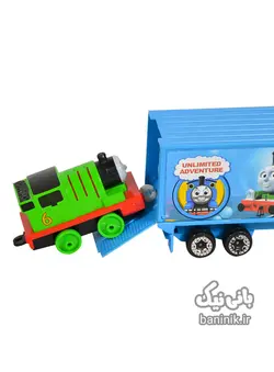 اسباب بازی قطار توماس و دوستان با تریلی حمل ماشین