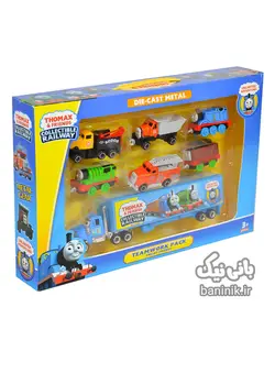 اسباب بازی قطار توماس و دوستان با تریلی حمل ماشین