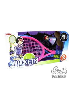 راکت بدمینتون و تنیس به همراه توپ Sport Seris 9907