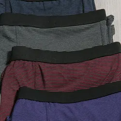 ✅شورت نیم پا مردانه مودال اصل طرح راه راه (7456)✅