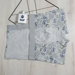 شورت مردانه پادار نخی طرح 3248 ya shika