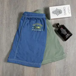 شورت نخی پادار مردانه طرح طلوع خورشید 2548