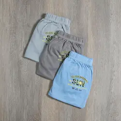 شورت نخی پادار مردانه طرح طلوع خورشید 2548