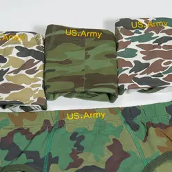 ✅شورت نخی اسلیپ مردانه طرح ارتشی 0352 ✅