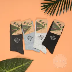 جوراب نخی ساقدار مردانه طرح لوزی ۷۰۰۶