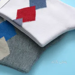 جوراب نخی ساقدار مردانه طرح دار طاق بستان( عمده)۹۹۸۰