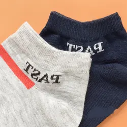 جوراب مچی پسرانه نخی طرح راه راه مدل past(عمده)۴۳۳۵-