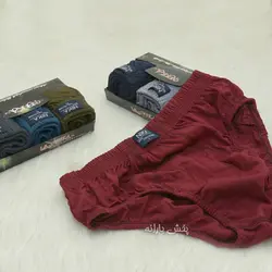 شورت اسلیپ جعبه ای نخی مردانه(پک۶عددی)کد۲۲۴۱/۶