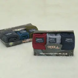 شورت اسلیپ جعبه ای نخی مردانه(پک۶عددی)کد۲۲۴۱/۶