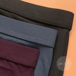 شورت نخی پادار مردانه طرح ساده(پک۳عددی)۷۰۱۳/۳