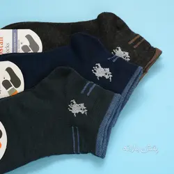 جوراب مچی پسرانه نخی طرح اسب(پک۳عددی)۹۰۹۵/۳