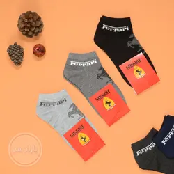 جوراب مچی اسپورت نخی طرح فراری (پک۱۲عددی)۷۰۲۴/۱۲