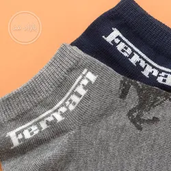 جوراب مچی اسپورت نخی طرح فراری (عمده۶عددی)۷۰۲۴-