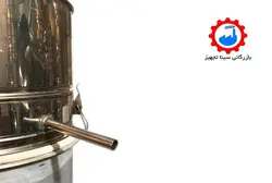 دستگاه عرق گیر و گلاب گیر بدون جوش سایز 5 (50 لیتری)