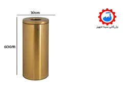 سطل زباله اداری  30 لیتری مدل MA-520 GOLD - طلایی