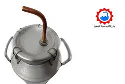 دستگاه عرق گیر و گلاب گیر بیدون (دبه شیری) 20 لیتری