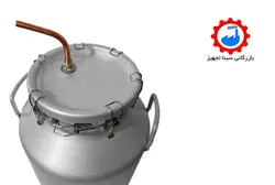 دستگاه عرق گیر و گلاب گیر بیدون (دبه شیری) 30 لیتری