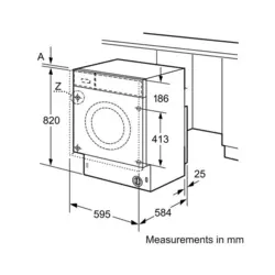 لباسشویی توکار WIA24200GC