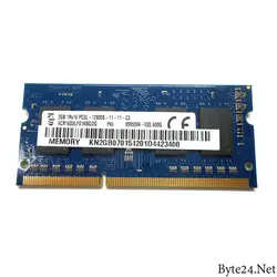 رم لپ تاپ DDR3 کینگستون 2 گیگابایت با فرکانس 1600 مگاهرتز