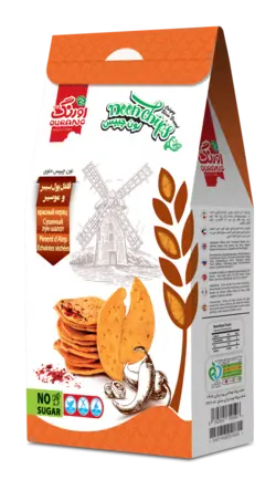 نون چیپس سنتی حاوی فلفل پولبیبر و موسیر اورنگ مقدار 200 گرم - کاکوتی