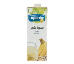 سویا شیر موز مانداسوی مقدار 1 لیتر