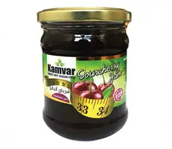 مربای آلبالو بدون شکر و رژیمی کامور مقدار 280 گرم