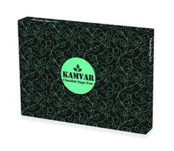 شکلات کاکائویی پذیرایی رژیمی و بدون شکر کامور مقدار 144 گرم