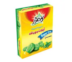 آبنبات نعنا بدون قند و رژیمی کامور مقدار 160 گرم