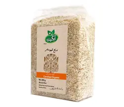 برنج قهوه ای آبگینه مقدار 900 گرم - کاکوتی