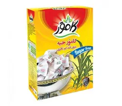 قند پذیرایی رژیمی و بدون قند کامور مقدار 140 گرم