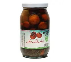 ترشی ازگیل گل باغ سی مقدار 500 گرم