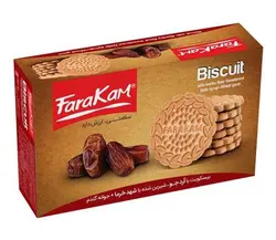 بیسکویت آرد جو با شهد خرما فراکام مقدار 500 گرم