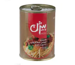 کنسرو سس ماکارونی بیژن مقدار 380 گرم