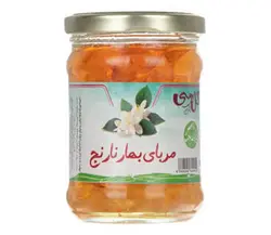 مربا بهار نارنج ارگانیک گل باغ سی مقدار 300 گرم