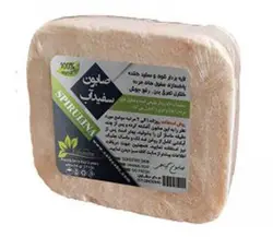 صابون سفیدآب حاوی جلبک اسپیرولینا کافه سبز مقدار 90 گرم