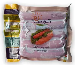 سوسيس هات داگ گياهي وگان آسوده سازان مقدار 350 گرم - کاکوتی