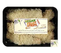 فیله استریپس نرمال  وایزفود Wise food مقدار 400 گرم 6 عدد