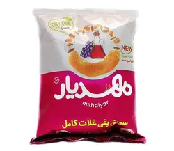 سویق پفی غلات کامل سرکه ای مهدیار مقدار 50 گرم