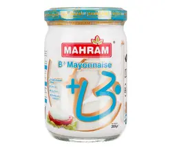 سُس مایونز بی+ مهرام مقدار 255 گرم
