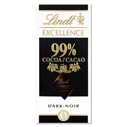 شکلات تلخ 99% اکسلنس لینت مقدار 50 گرم - کاکوتی