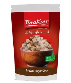 قند قهوه ای ساده فراکام مقدار 400 گرم - کاکوتی