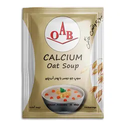 سوپ جو دوسر با پودر آب پنیر  اُ آ ب مقدار ۵۲ گرم