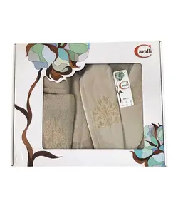 سرویس حوله پالتویی 4 تکه مردانه کاوالی هوم