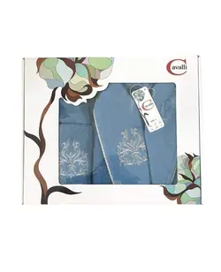 سرویس حوله پالتویی 4 تکه مردانه کاوالی هوم