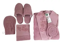 سرویس حوله پالتویی 4 تکه کاوالی هوم