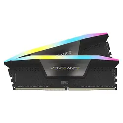 رم دسکتاپ DDR5 دوکاناله 5600 مگاهرتز کورسیر مدل VENGEANCE AMD EXPO RGB ظرفیت 64 گیگابایت CL40