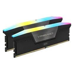 رم دسکتاپ DDR5 دوکاناله 5600 مگاهرتز کورسیر مدل VENGEANCE AMD EXPO RGB ظرفیت 64 گیگابایت CL40